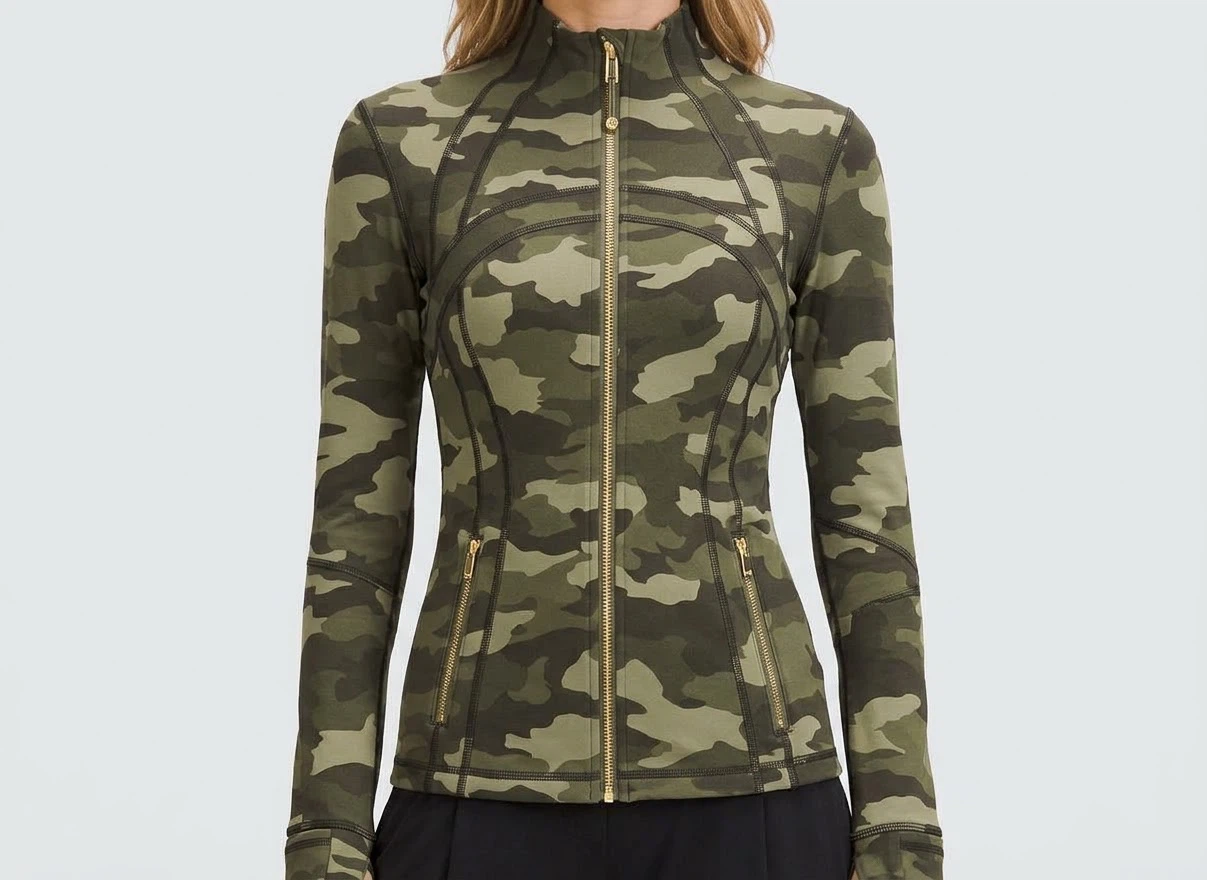 Lululemon Define Jacket Camo Green