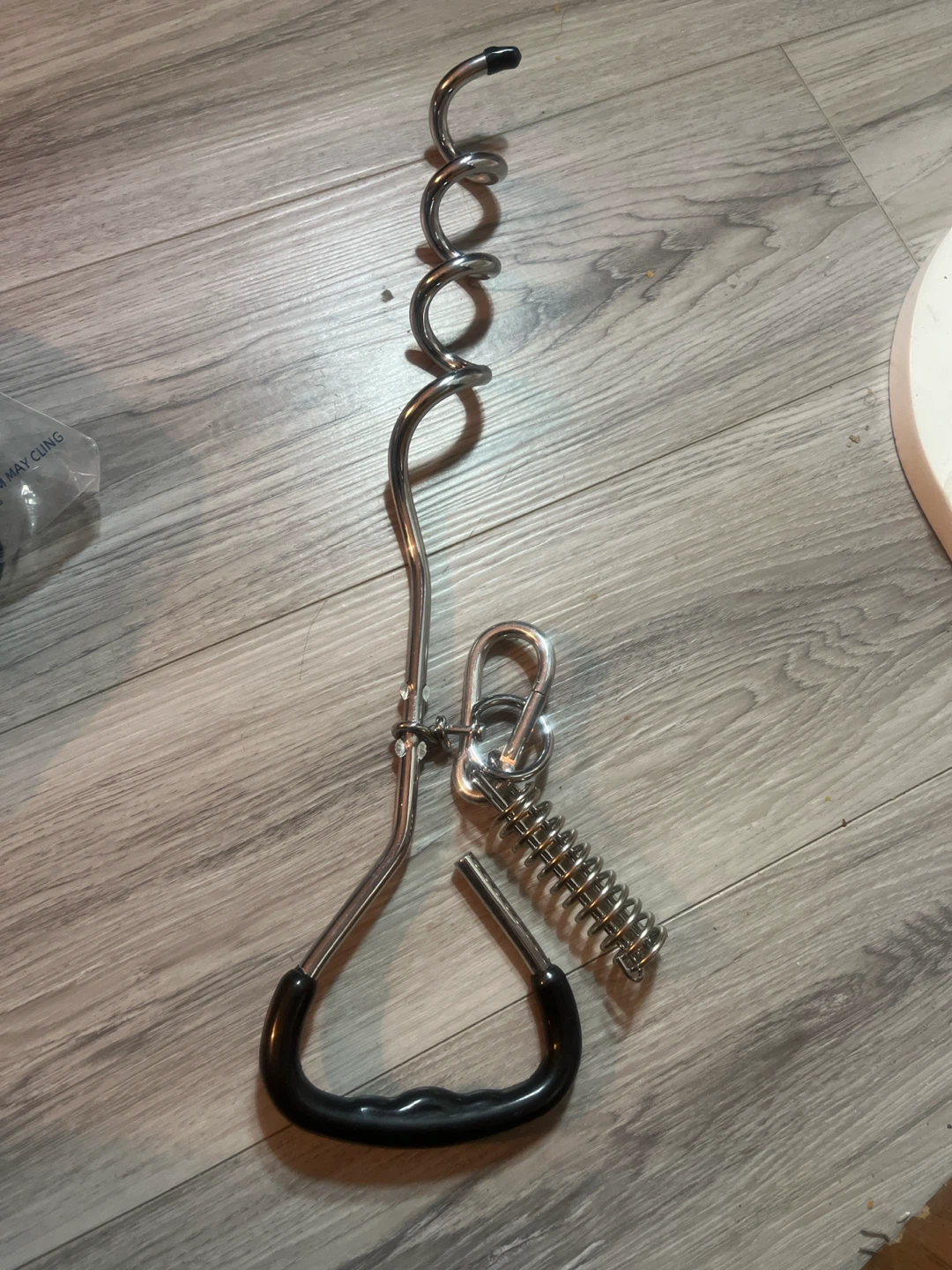 Chrome Dog Tie-Out Stake