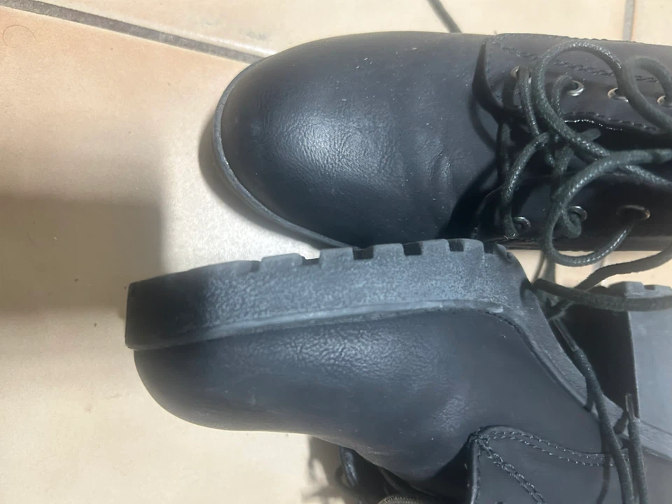 Call It Spring Black Lace-Up Boots - photo 4