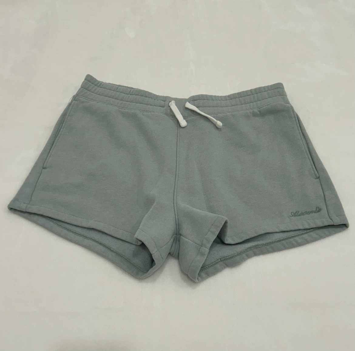 Abercrombie Sage Green Lounge Shorts