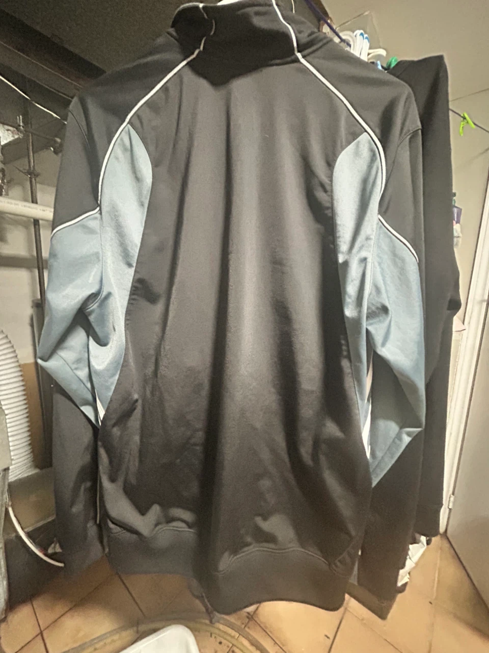 Adidas Track Jacket Black and Grey - photo 2