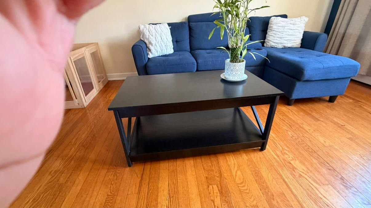 Black Wooden Coffee Table