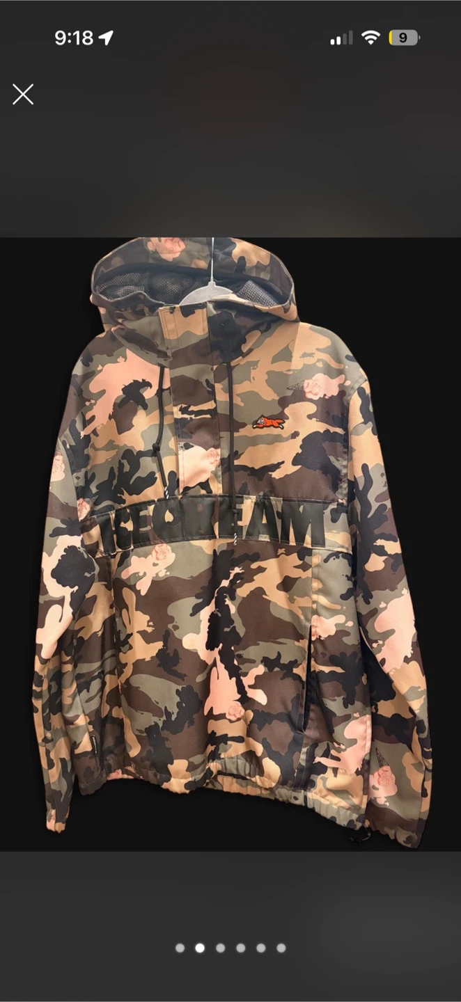 ICE CREAM Camo Pullover Anorak Hoodie - photo 2