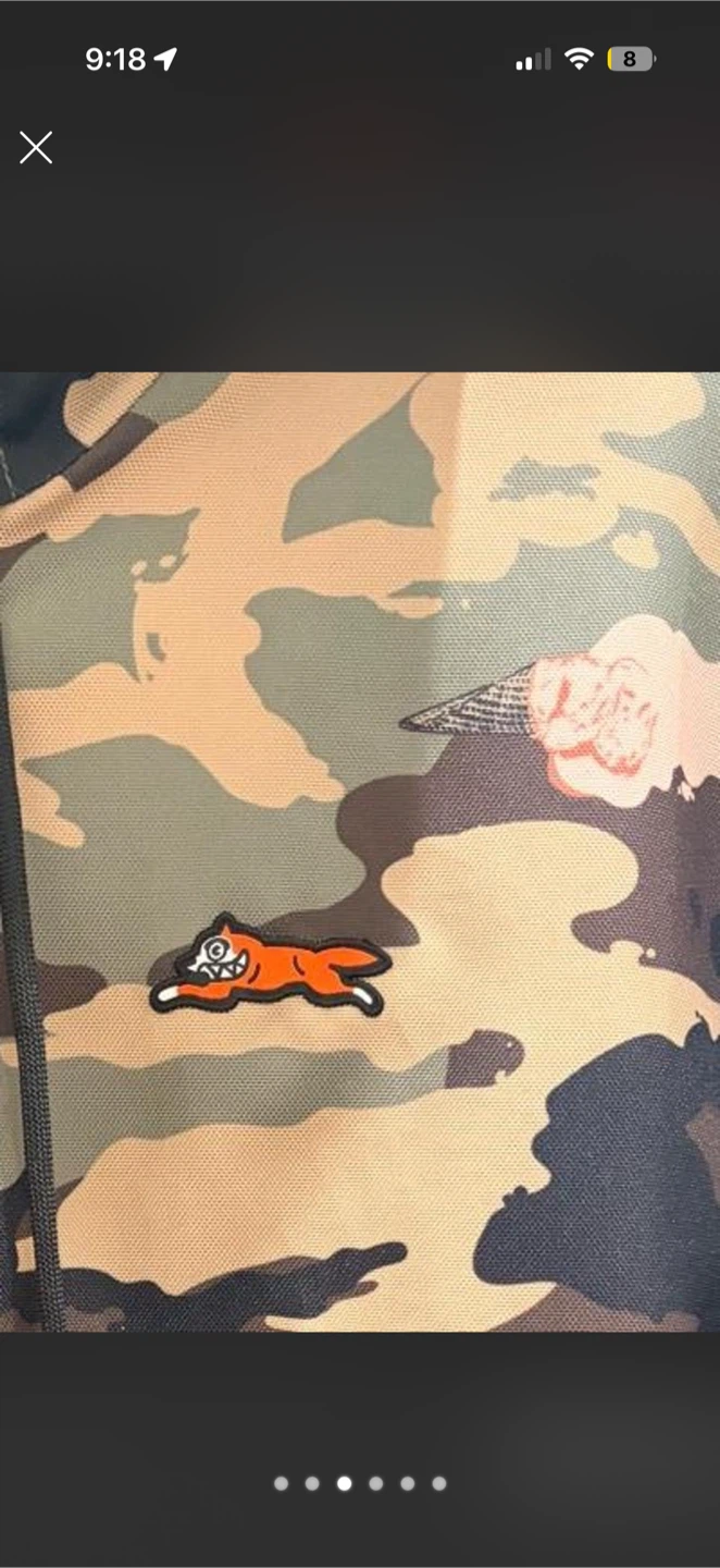 ICE CREAM Camo Pullover Anorak Hoodie - photo 3