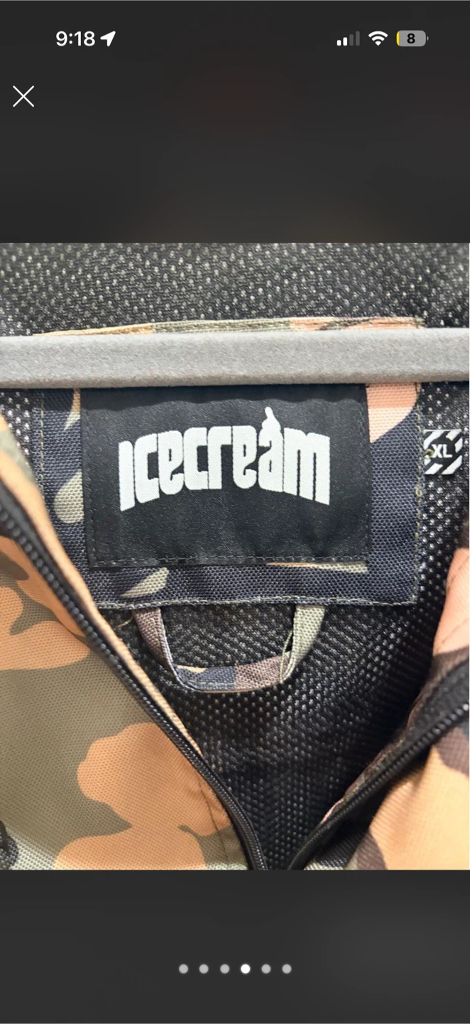 ICE CREAM Camo Pullover Anorak Hoodie - photo 4