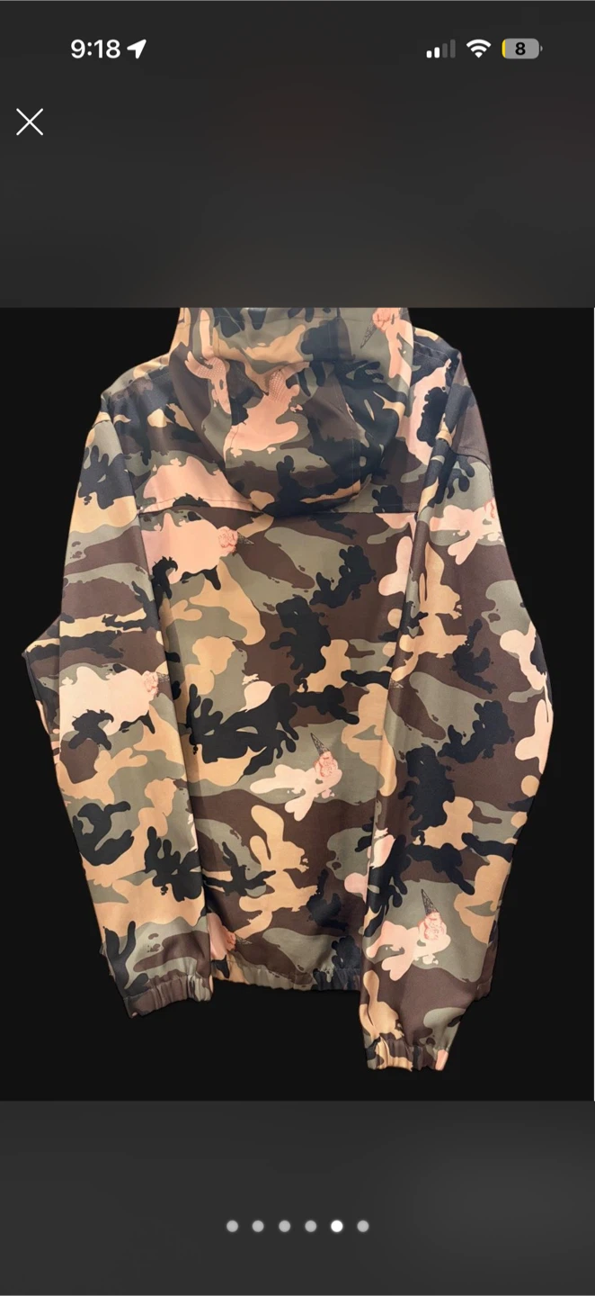 ICE CREAM Camo Pullover Anorak Hoodie - photo 5