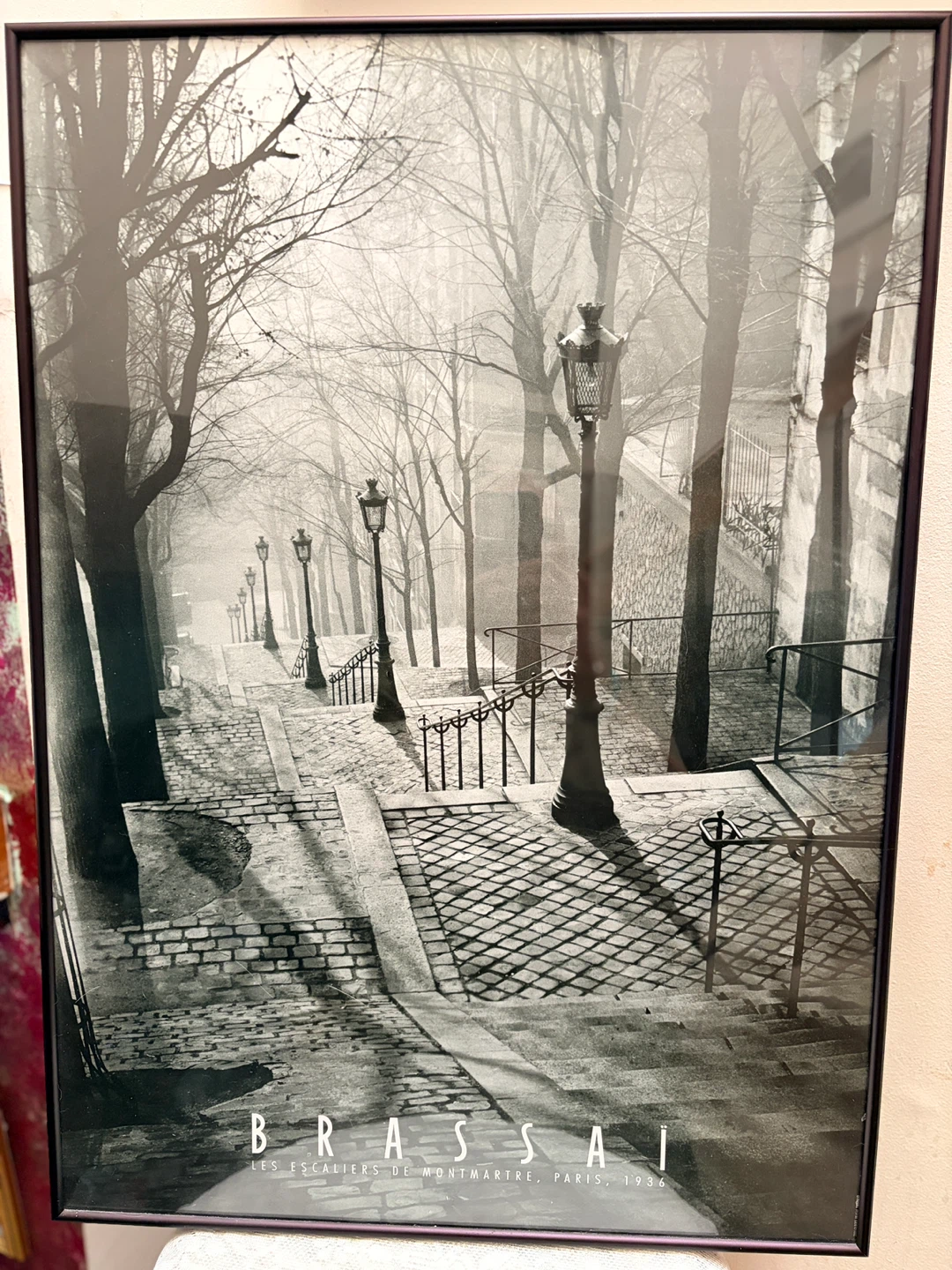 Brassai “Les Escaliers de Montmartre” Framed Print - photo 3