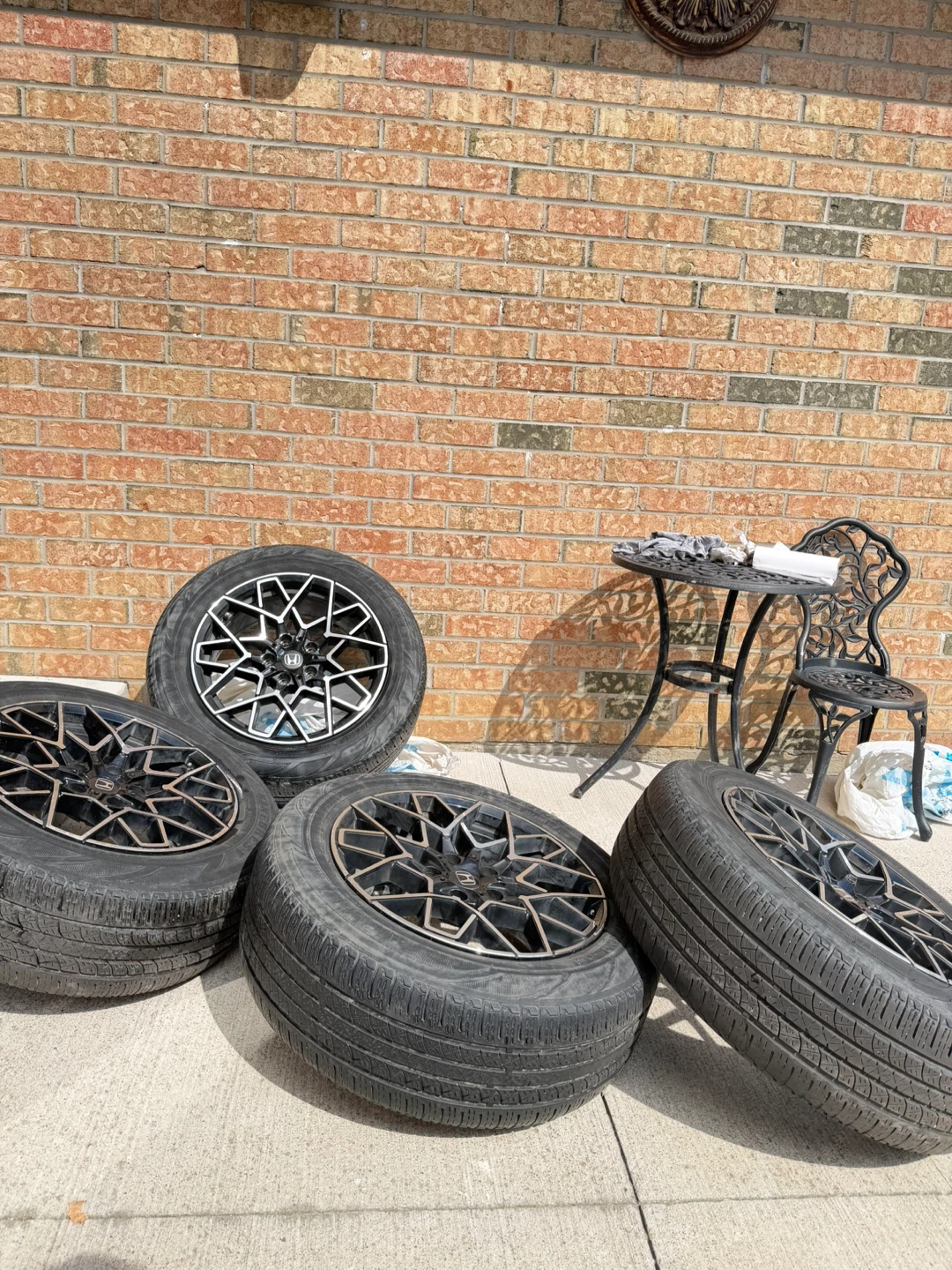 Full set “18 Honda Alloy Wheels w tires 235-60R18 M+S - photo 3
