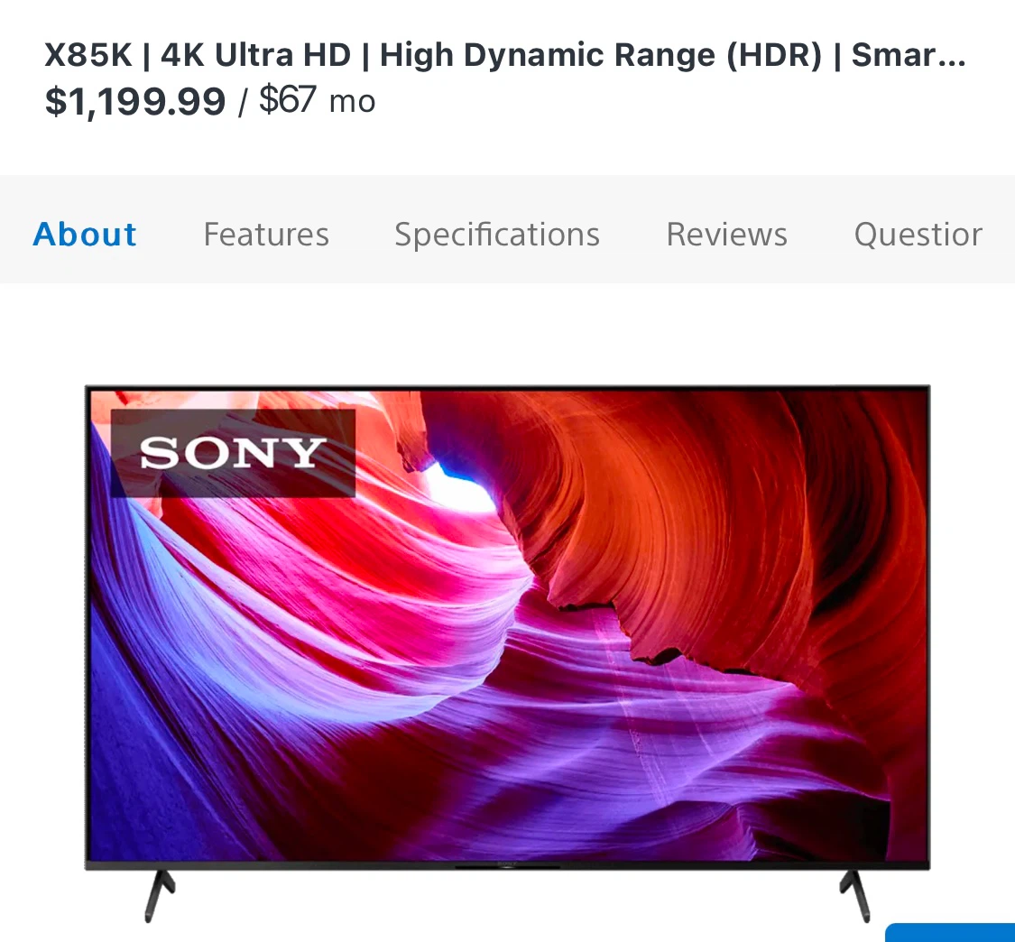 Sony Bravia X85K 4K Smart TV - photo 5