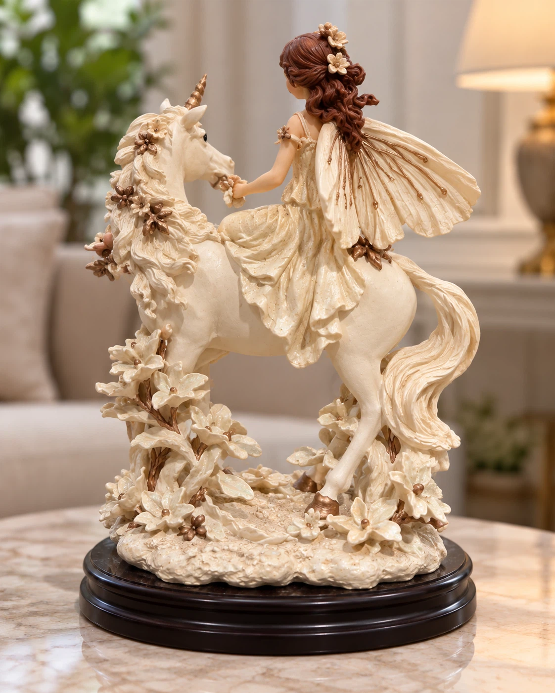 Fairy and Unicorn Decorative Figurine - photo 2
