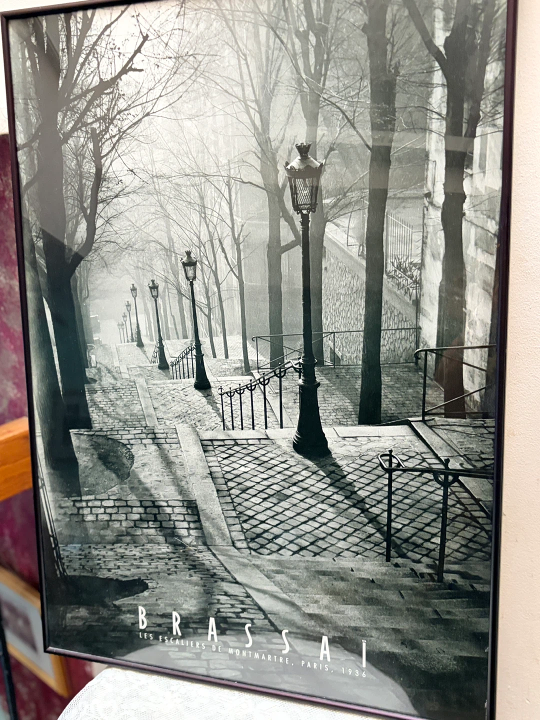 Brassai “Les Escaliers de Montmartre” Framed Print