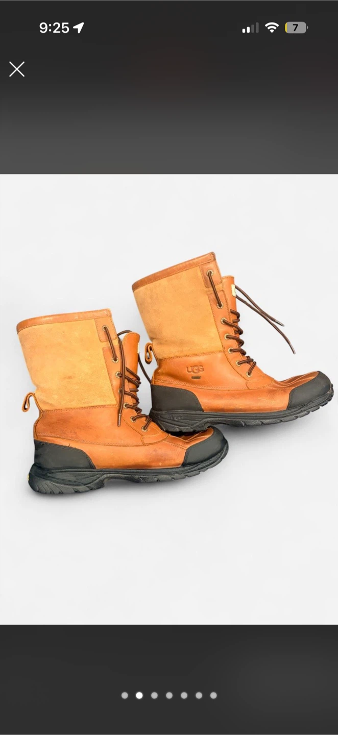 UGG Leather and Suede Winter Boots - photo 2