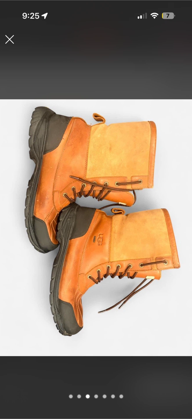 UGG Leather and Suede Winter Boots - photo 3
