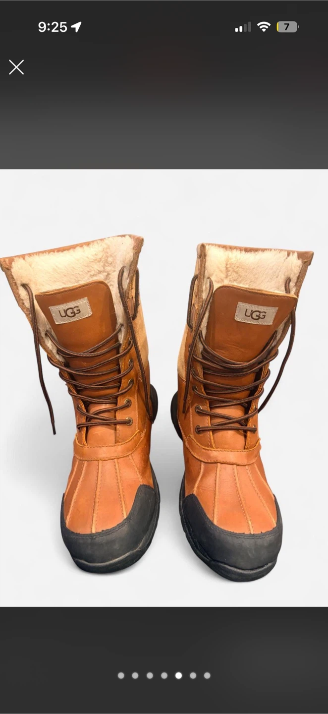 UGG Leather and Suede Winter Boots - photo 5
