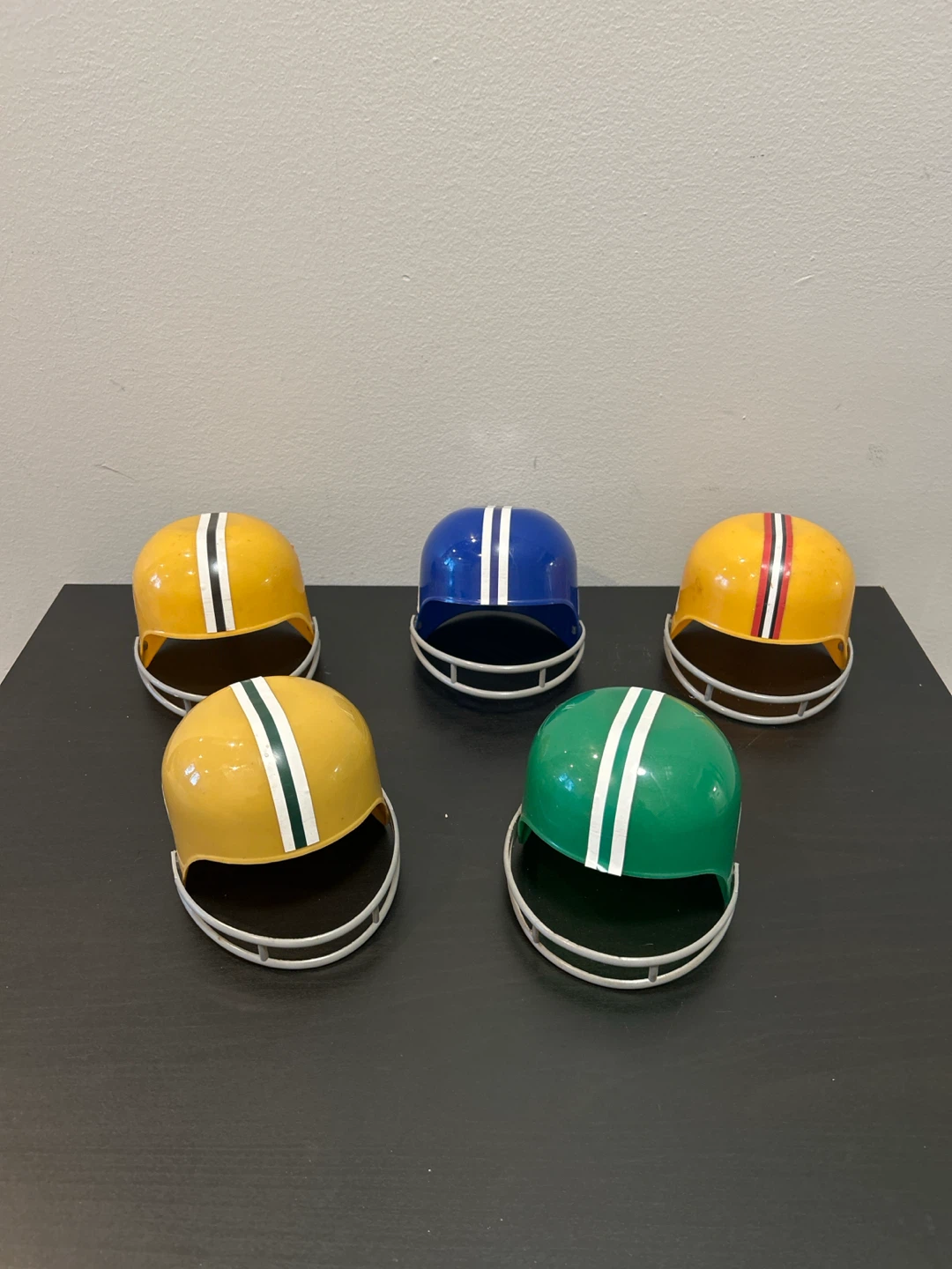 Set of 5 CFL Vintage Football Helmet Snack Bowls