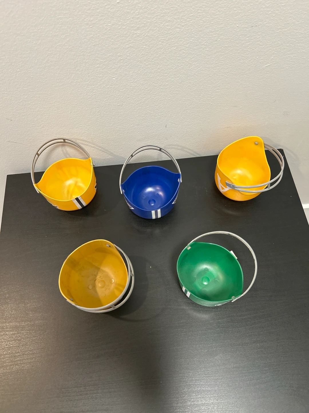 Set of 5 CFL Vintage Football Helmet Snack Bowls - photo 2
