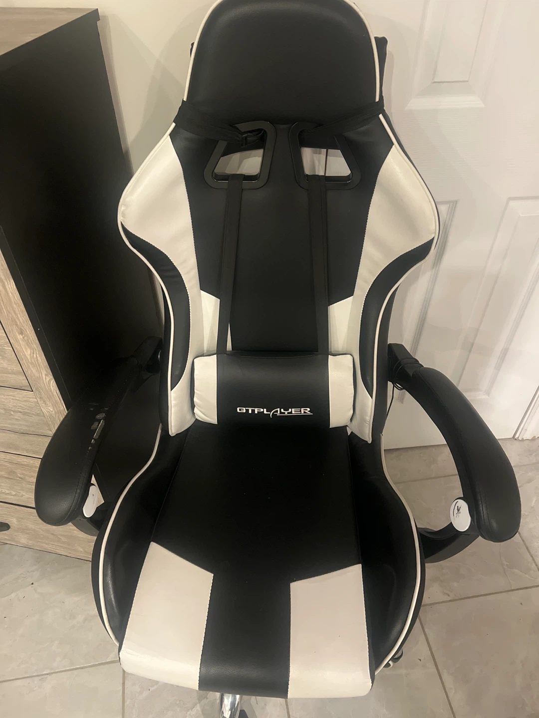 GTPLAYER Gaming Chair - Black and White - photo 2