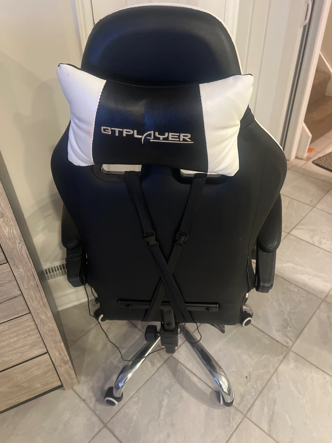 GTPLAYER Gaming Chair - Black and White - photo 4