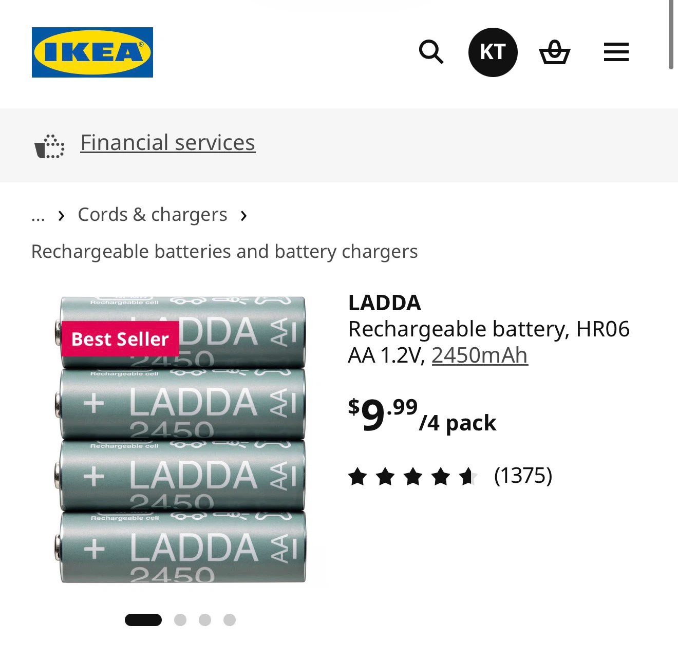 Set of 3 IKEA LED pillar candle, battery operated, white - photo 2