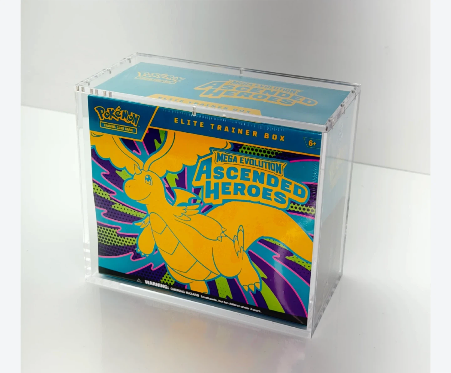 Clear Acrylic UV Treated Pokemon ETB Display Case - photo 2