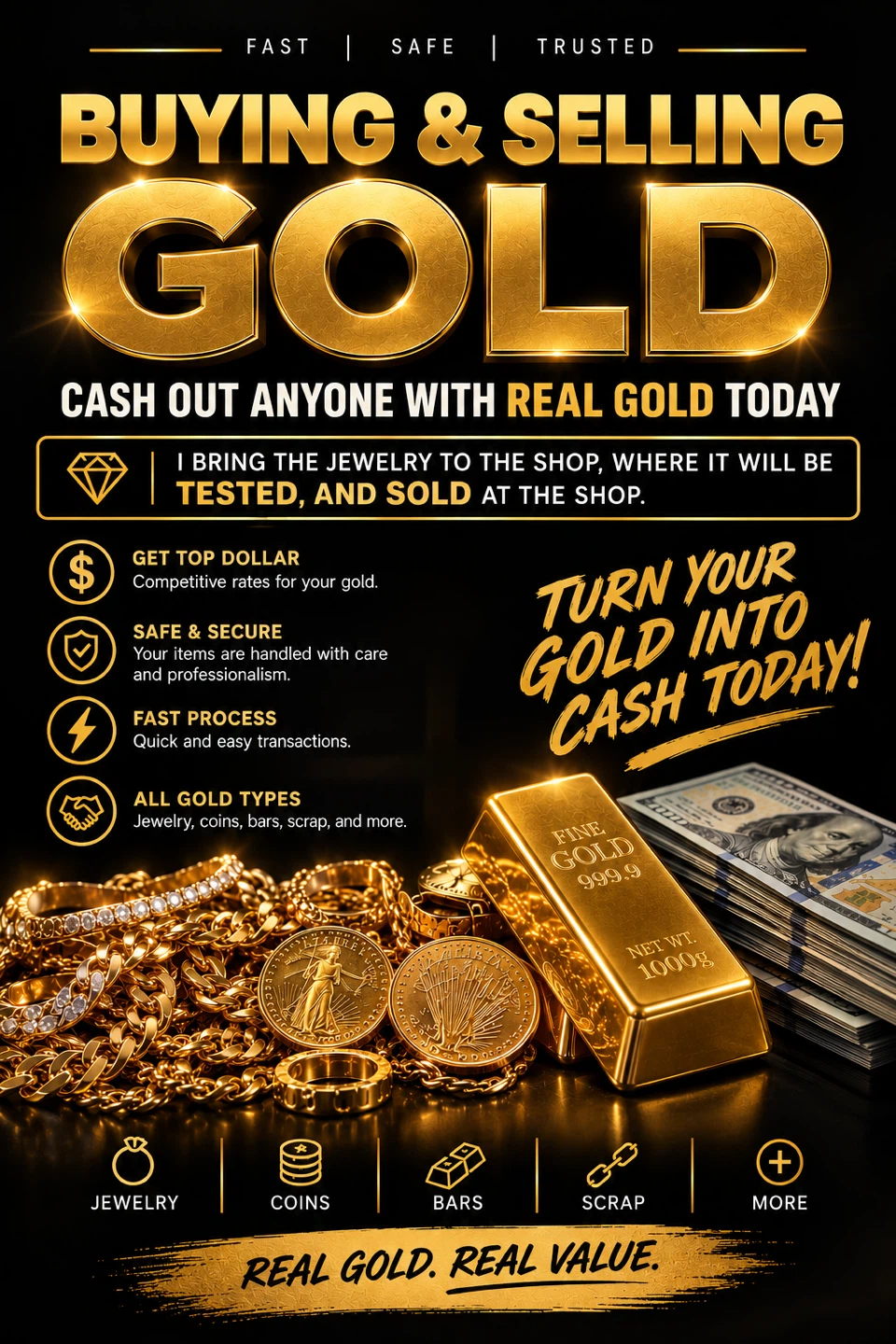buying & selling gold