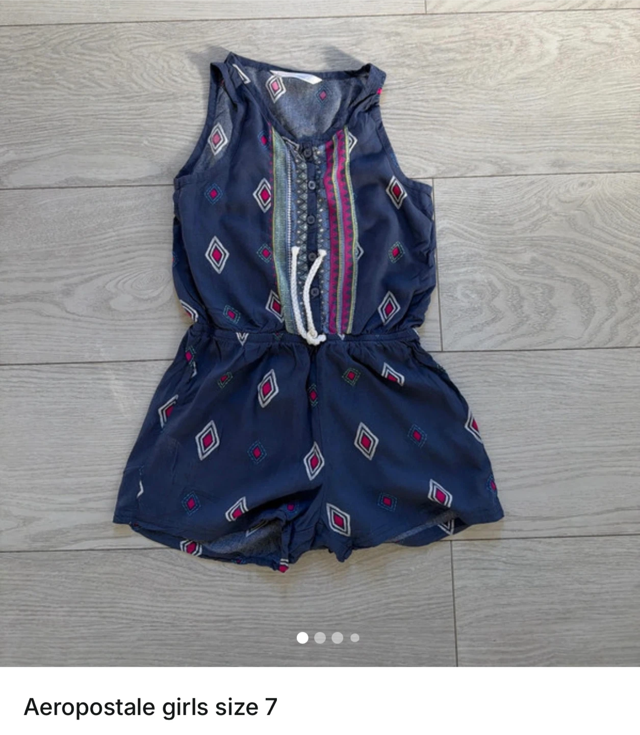 Aeropostale Girls Romper size 7