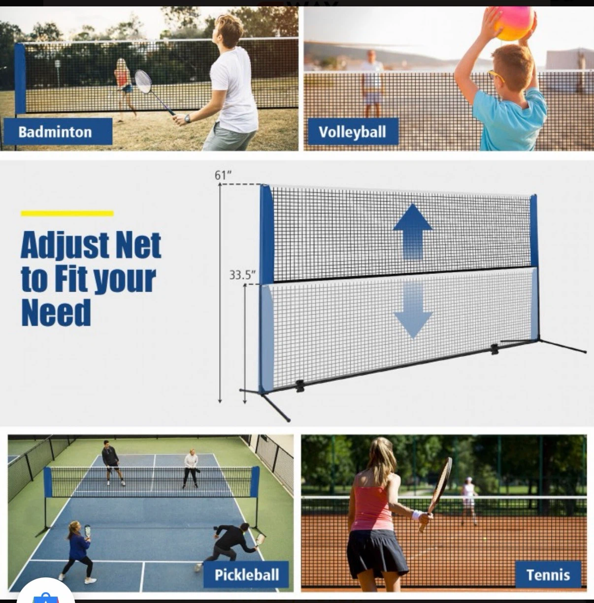 Brand new Adjustable Sport Net System - photo 4