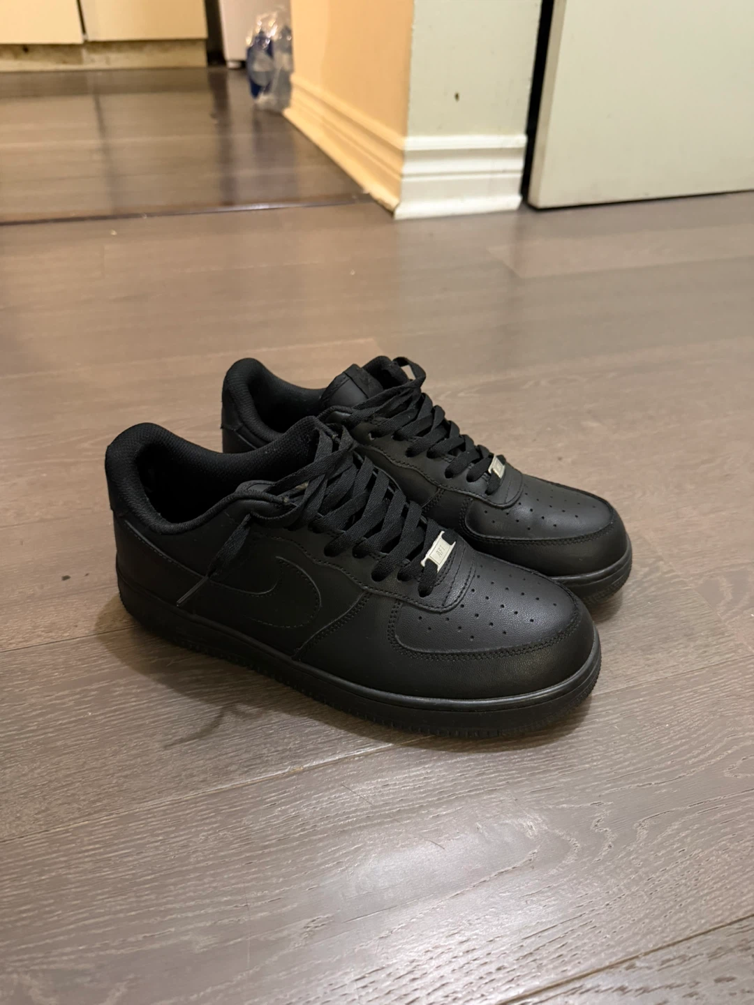 Nike Air Force 1 Black Sneakers - photo 2