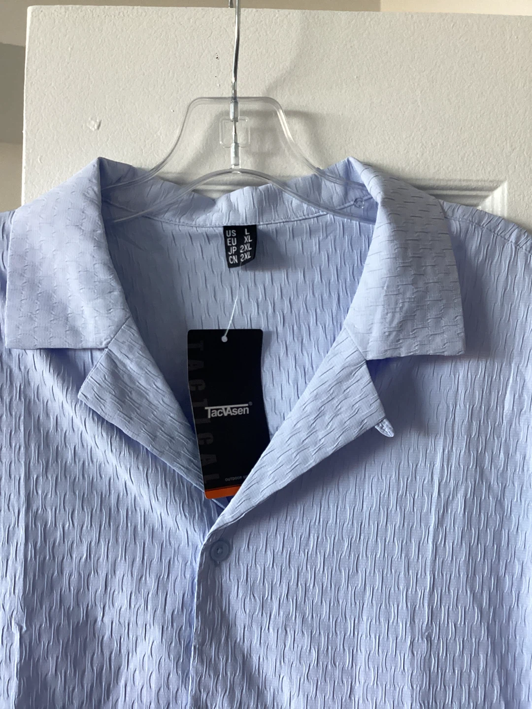 New Men’s Tacvasen light blue shirt - L/XL - photo 2