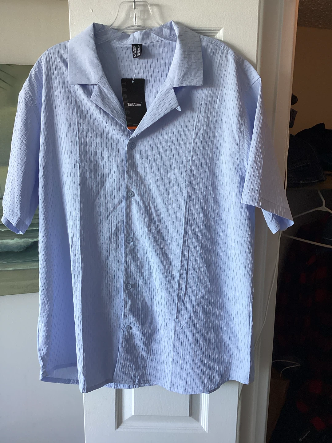 New Men’s Tacvasen light blue shirt - L/XL