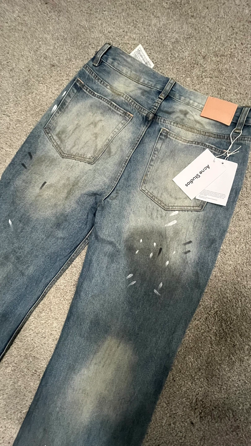 Acne Studios Paint Splatter Jeans - photo 4