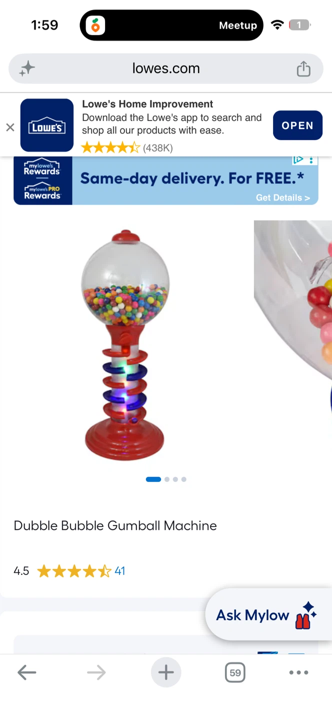 Dubble Bubble Spiral Gumball Machine - photo 2