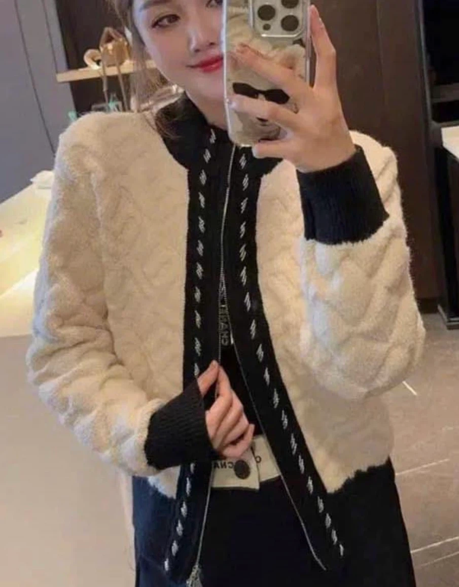 Celine Knit Zip-Up Cardigan) Lv - DR - photo 2