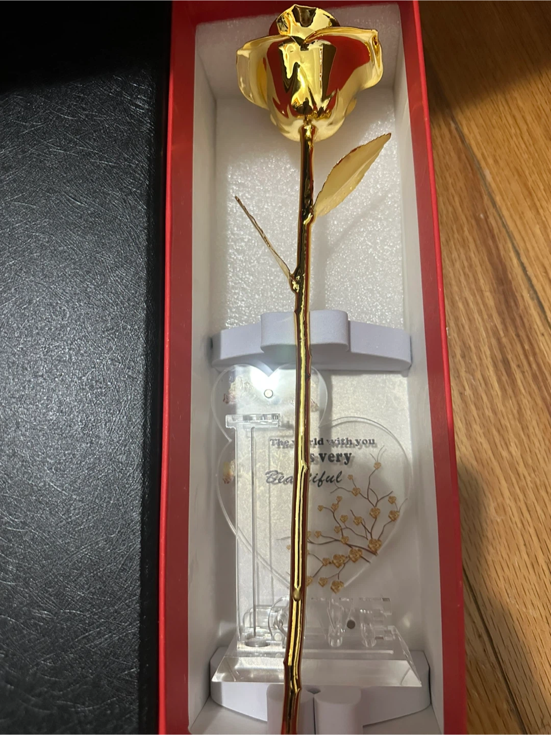 Anthonic Gold Dipped Real Rose