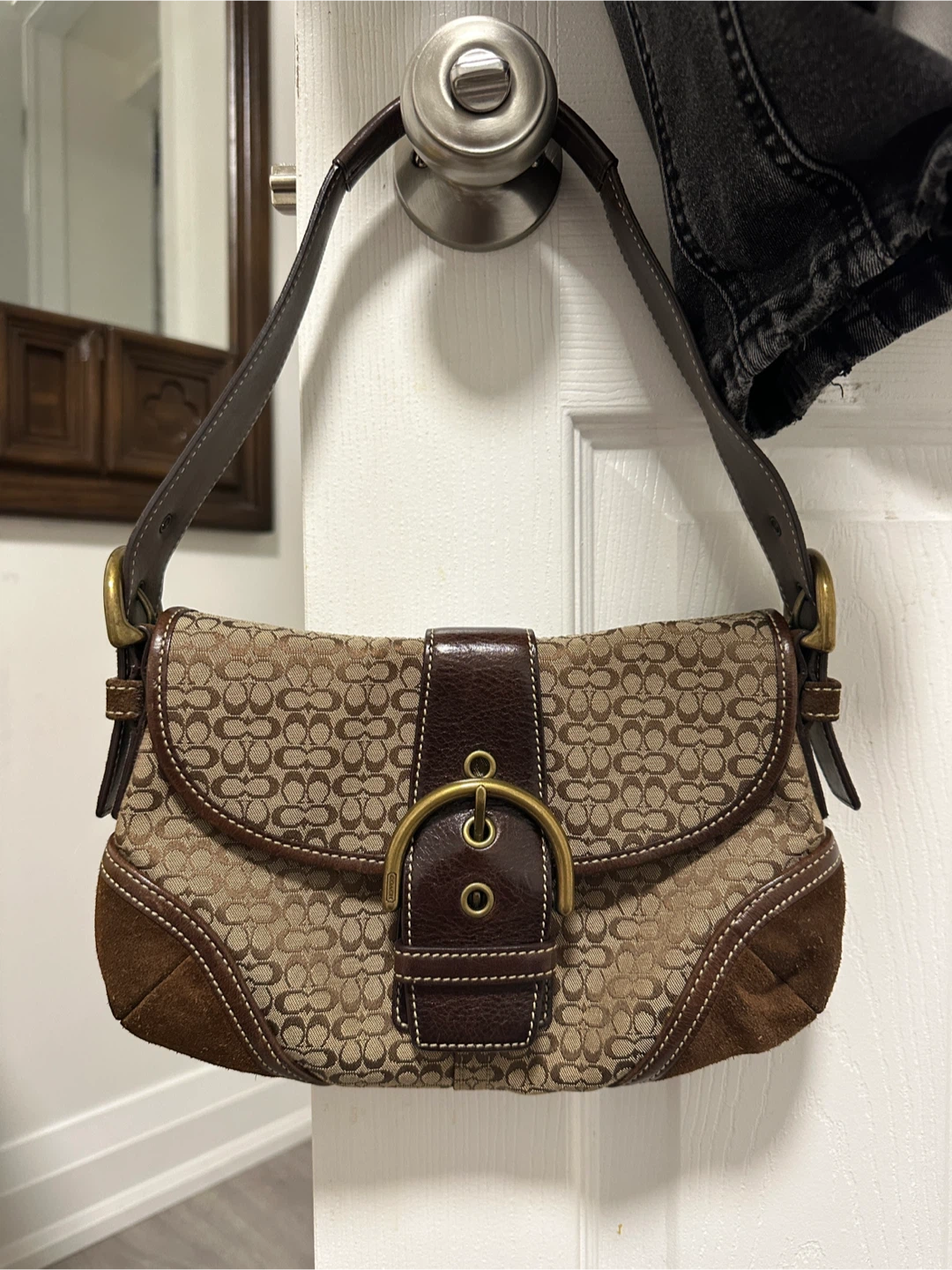 Brown Mini Coach Soho Bag 🤎