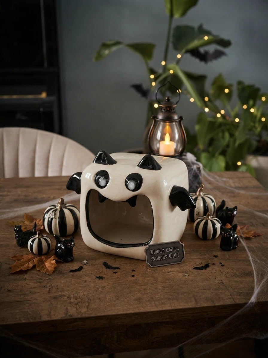 🎃Halloween Gift🎃Spooky Cube Ceramic Holder