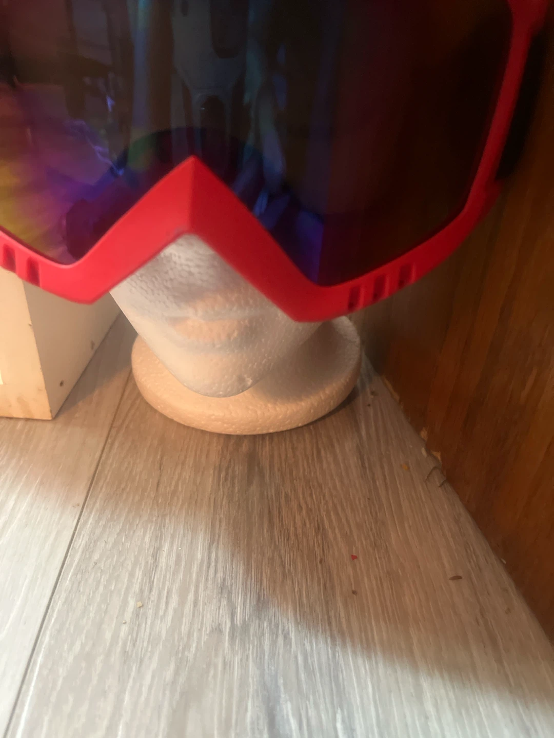 Red Ski Goggles