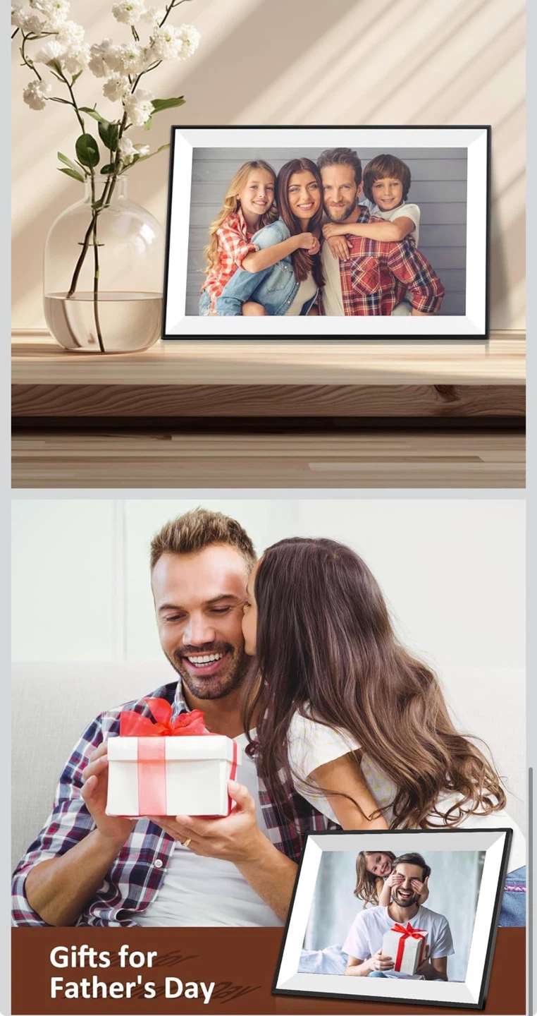 Frameo 10.1" Digital Photo Frame - photo 2
