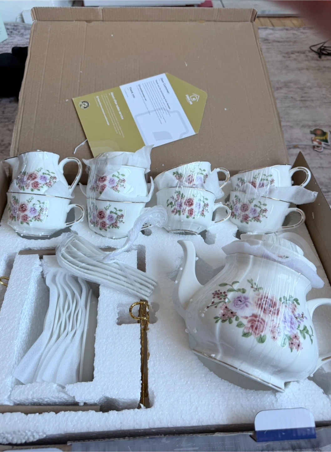 Sweejar Home British Royal Series Porcelain Tea Sets , - photo 2
