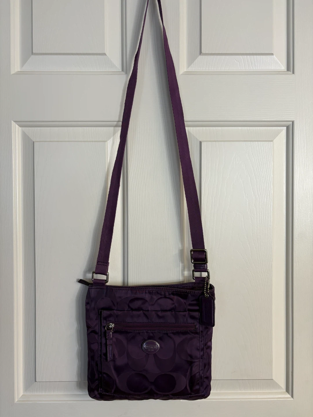 Coach Getaway Signature Nylon File Bag