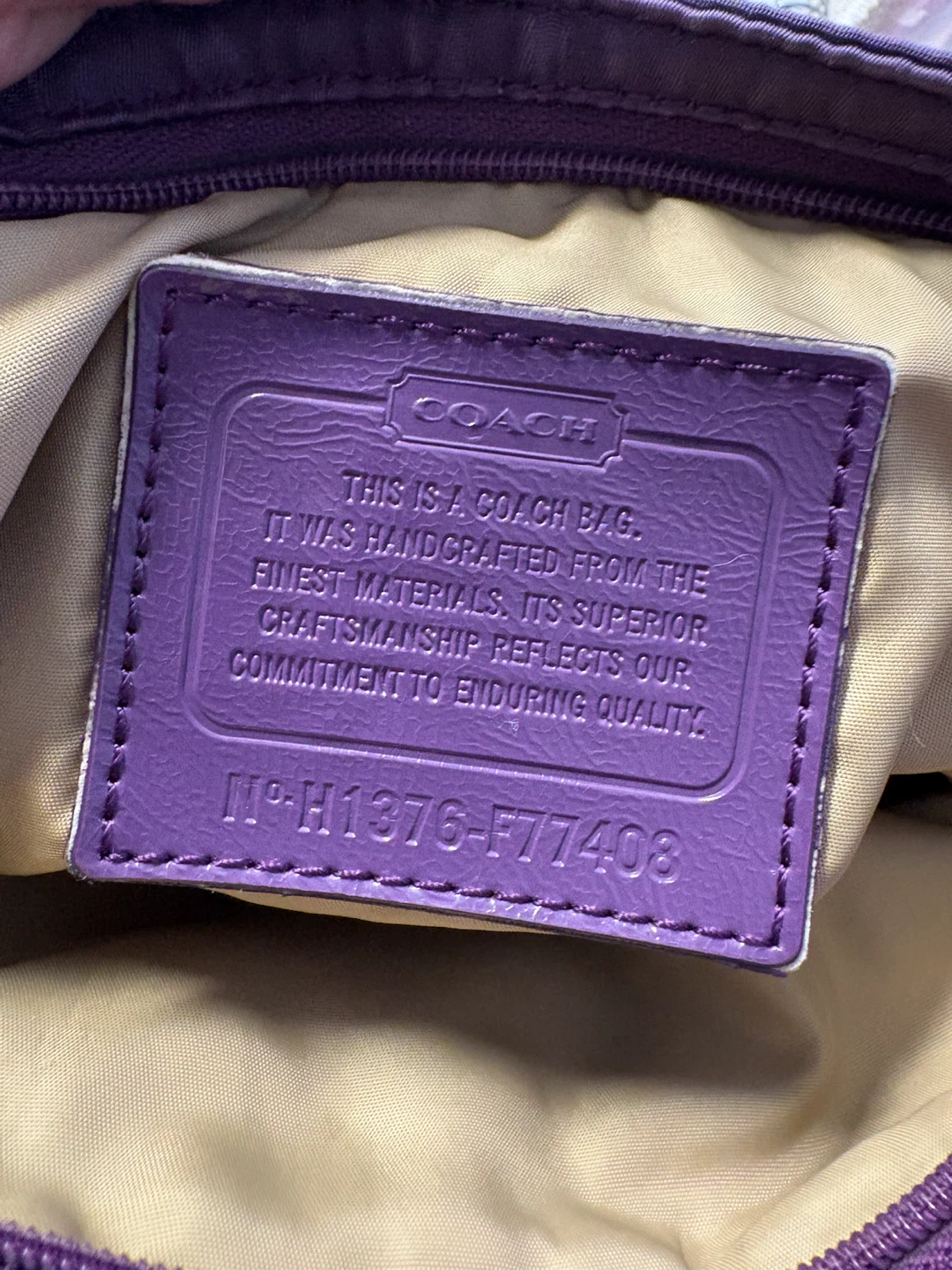 Coach Getaway Signature Nylon File Bag - photo 4