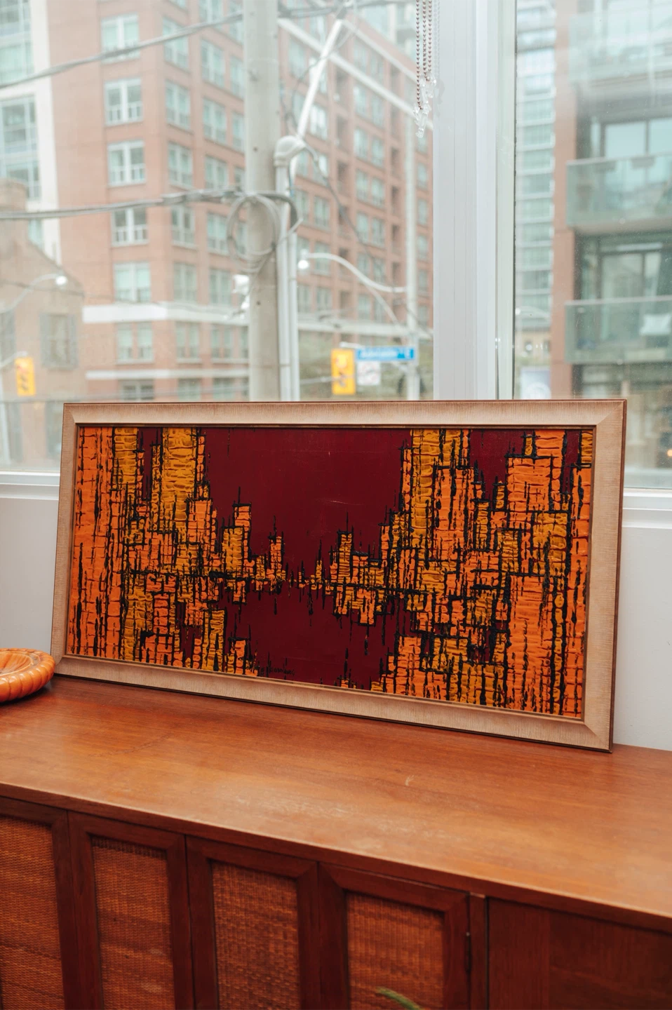 Klaus Oldenburg Vintage Original 1970s Cityscape – German Artis
