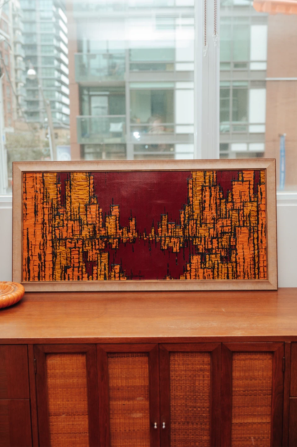 Klaus Oldenburg Vintage Original 1970s Cityscape – German Artis - photo 3
