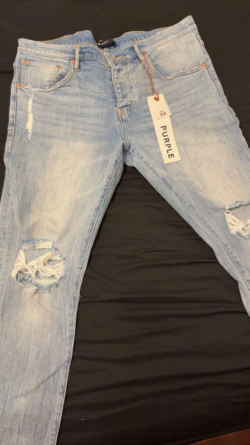 Purple Brand Distressed Denim Jeans