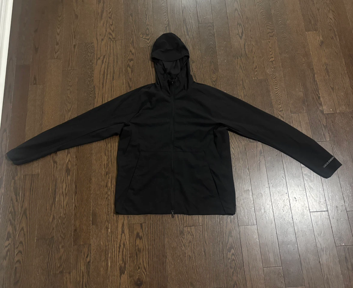 Lululemon Pacebreaker Black Men's Full-Zip Hoodie