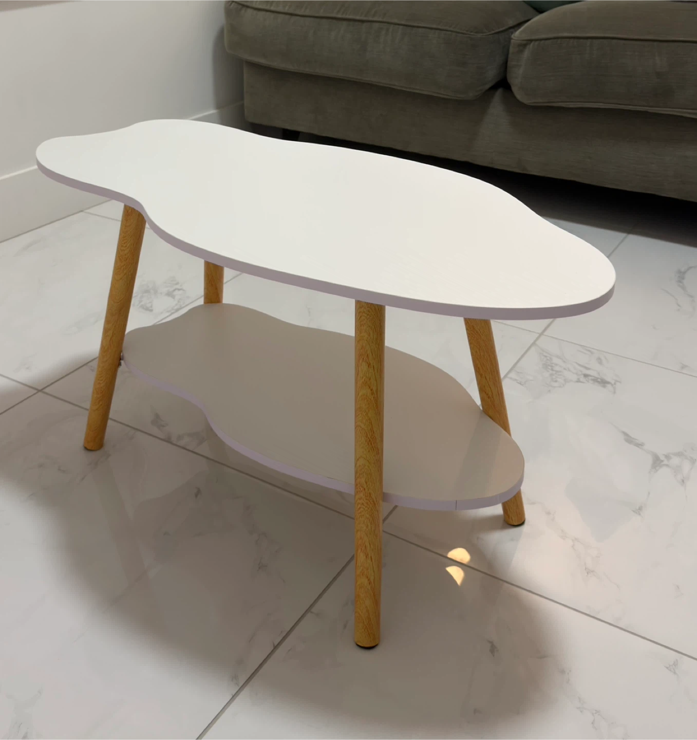 Modern Cloud-Shaped Coffee Table