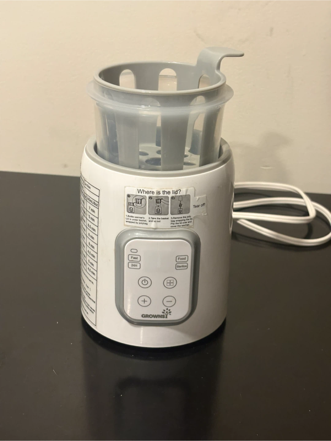 Grownsy Baby Bottle Warmer