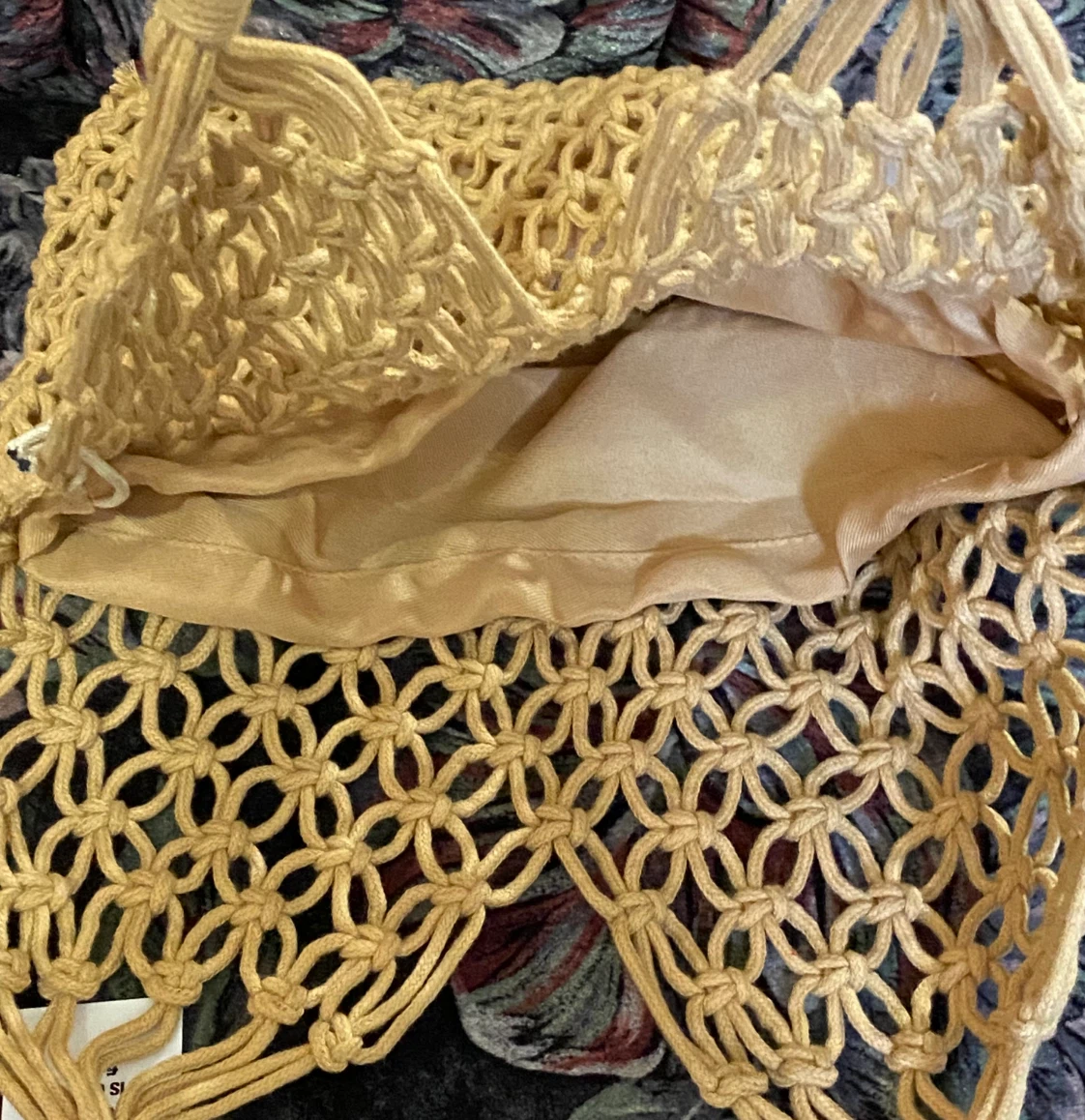 New Macrame Tote Bag Tan - photo 4