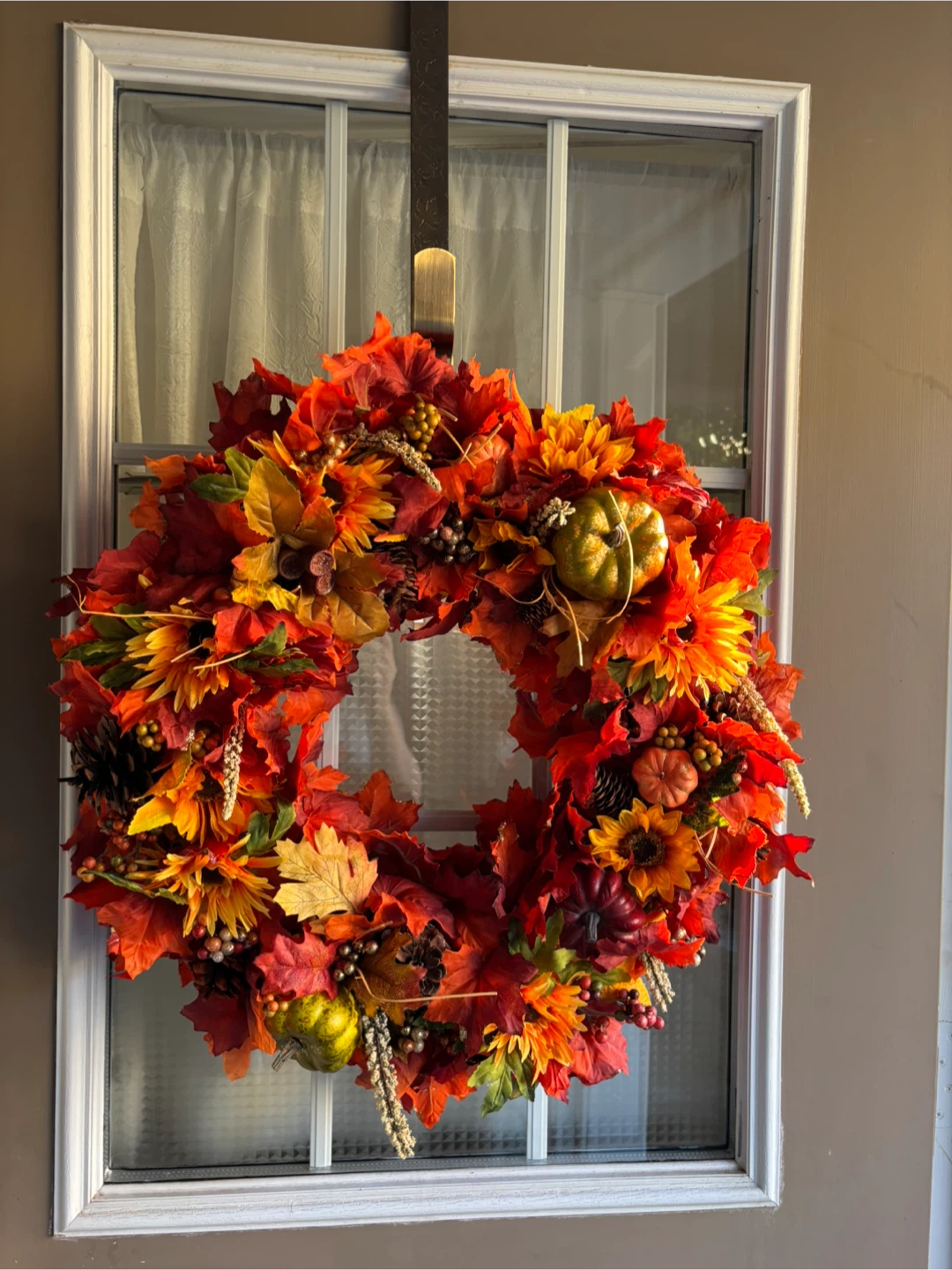 Fall Harvest Decorative Wreath, large size , New
