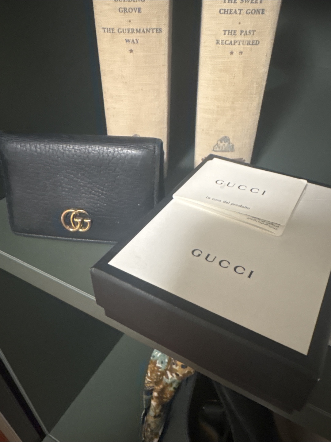Authentic Gucci GG Marmont Card Case